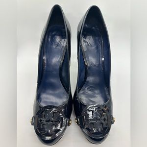Tory Burch Navy Patent Leather SZ 9